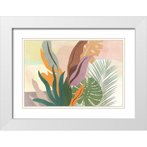 Lush Forest I  White Modern Wood Framed Art Print with Double Matting by Jensen, Asia