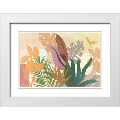 Lush Forest II  White Modern Wood Framed Art Print with Double Matting by Jensen, Asia