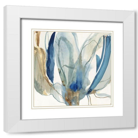 Refined I  White Modern Wood Framed Art Print with Double Matting by Jensen, Asia