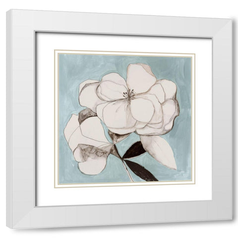 Kate I  White Modern Wood Framed Art Print with Double Matting by Jensen, Asia