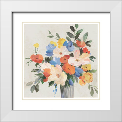 Spring in Blossom  White Modern Wood Framed Art Print with Double Matting by Jensen, Asia