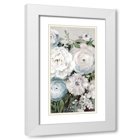 Summer Meadow Bouquet II White Modern Wood Framed Art Print with Double Matting by Jensen, Asia