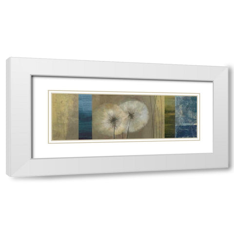 Grasses II White Modern Wood Framed Art Print with Double Matting by Jensen, Asia