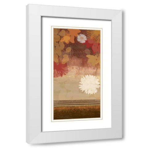 Fauna White Modern Wood Framed Art Print with Double Matting by Jensen, Asia