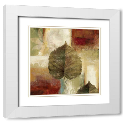 Floating Along White Modern Wood Framed Art Print with Double Matting by Jensen, Asia