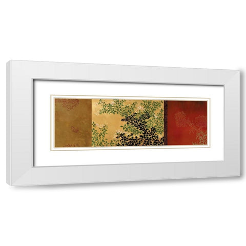 The Far East White Modern Wood Framed Art Print with Double Matting by Jensen, Asia