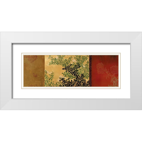 The Far East White Modern Wood Framed Art Print with Double Matting by Jensen, Asia