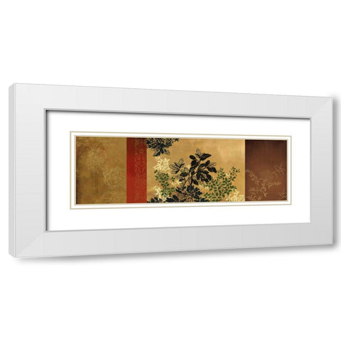 Eastern Promises White Modern Wood Framed Art Print with Double Matting by Jensen, Asia