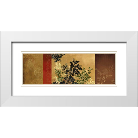 Eastern Promises White Modern Wood Framed Art Print with Double Matting by Jensen, Asia