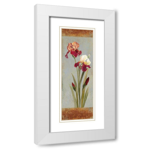 Elegante White Modern Wood Framed Art Print with Double Matting by Jensen, Asia