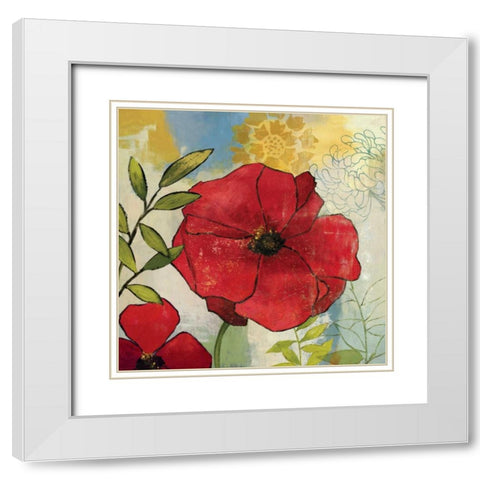 Thoughtfulness White Modern Wood Framed Art Print with Double Matting by Jensen, Asia