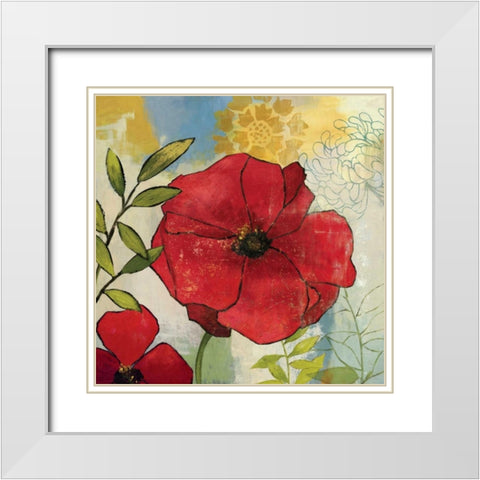 Thoughtfulness White Modern Wood Framed Art Print with Double Matting by Jensen, Asia