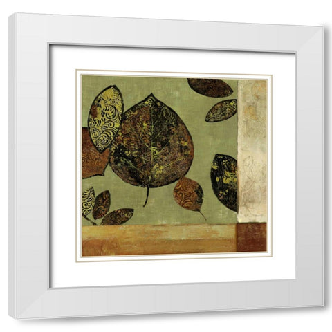 Collectibles II White Modern Wood Framed Art Print with Double Matting by Jensen, Asia