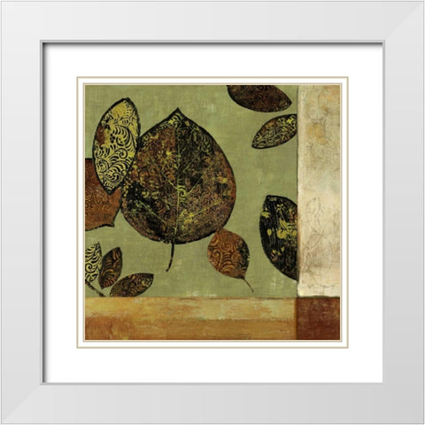 Collectibles II White Modern Wood Framed Art Print with Double Matting by Jensen, Asia