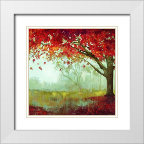 A Sense of Space I White Modern Wood Framed Art Print with Double Matting by Jensen, Asia