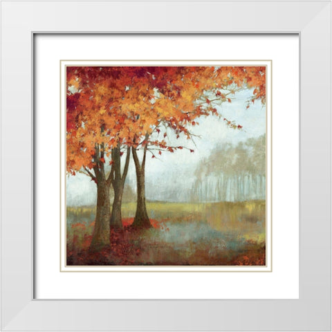 A Sense of Space II White Modern Wood Framed Art Print with Double Matting by Jensen, Asia