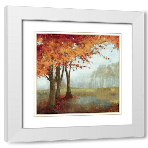 A Sense of Space II White Modern Wood Framed Art Print with Double Matting by Jensen, Asia