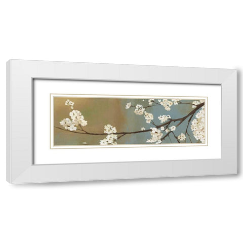 Kimono II White Modern Wood Framed Art Print with Double Matting by Jensen, Asia