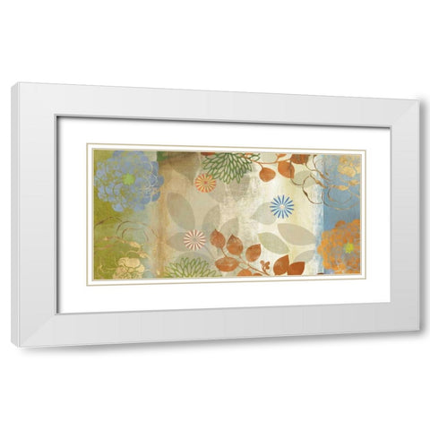 Florence White Modern Wood Framed Art Print with Double Matting by Jensen, Asia