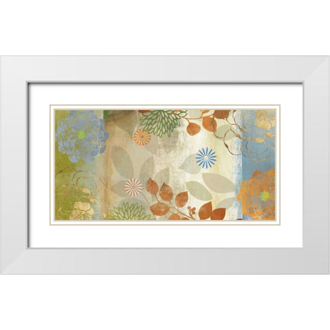 Florence White Modern Wood Framed Art Print with Double Matting by Jensen, Asia