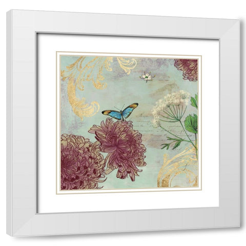 Venetian I White Modern Wood Framed Art Print with Double Matting by Jensen, Asia