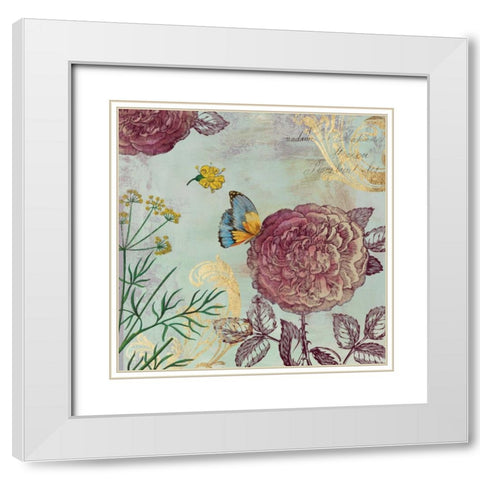 Venetian  II White Modern Wood Framed Art Print with Double Matting by Jensen, Asia