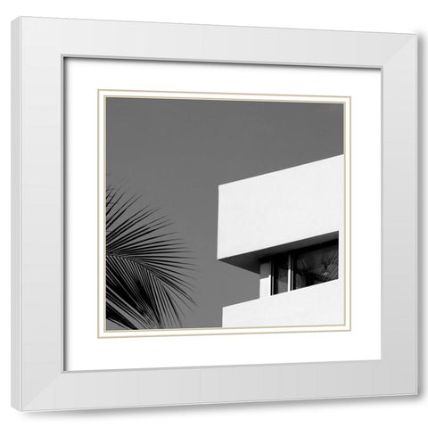 Architectural Abstract I White Modern Wood Framed Art Print with Double Matting by Gemignani, Joe
