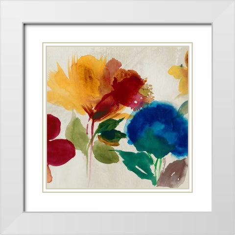 Inflorescence I  White Modern Wood Framed Art Print with Double Matting by Jensen, Asia