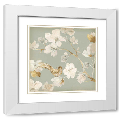 Paradise Magnolia  II White Modern Wood Framed Art Print with Double Matting by Jensen, Asia