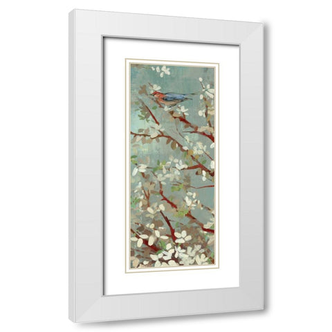 Dream of Spring II White Modern Wood Framed Art Print with Double Matting by Jensen, Asia