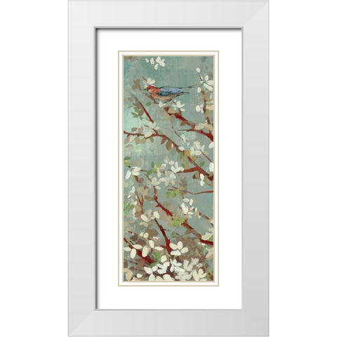 Dream of Spring II White Modern Wood Framed Art Print with Double Matting by Jensen, Asia