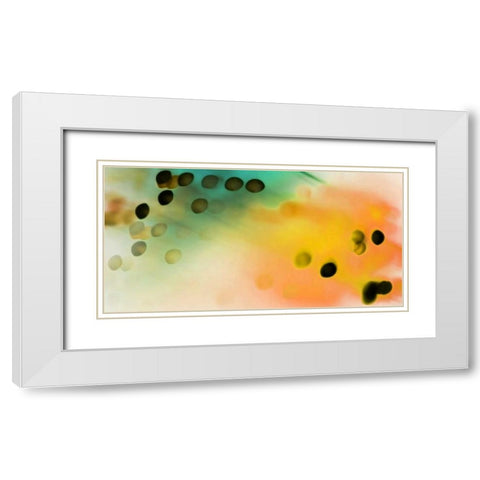 Chemical Equation White Modern Wood Framed Art Print with Double Matting by McMasters, James
