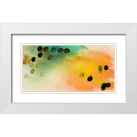 Chemical Equation White Modern Wood Framed Art Print with Double Matting by McMasters, James