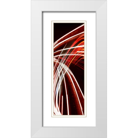 Transit B White Modern Wood Framed Art Print with Double Matting by McMasters, James