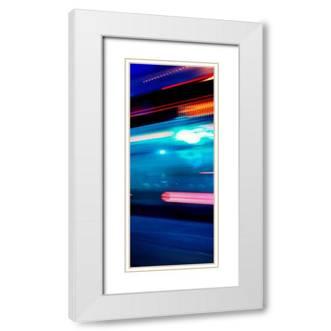 Lost in Tokyo White Modern Wood Framed Art Print with Double Matting by McMasters, James