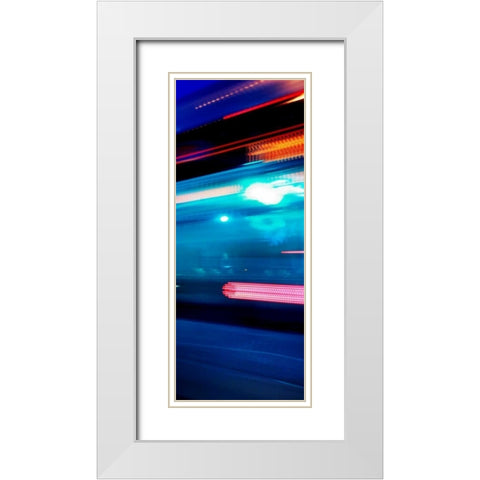 Lost in Tokyo White Modern Wood Framed Art Print with Double Matting by McMasters, James