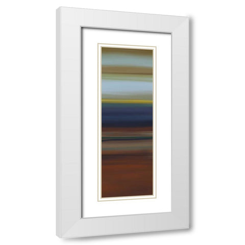 Duende I White Modern Wood Framed Art Print with Double Matting by McMasters, James