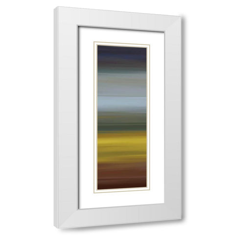 Duende II  White Modern Wood Framed Art Print with Double Matting by McMasters, James