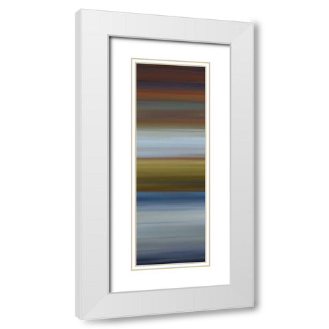 Alchemy I White Modern Wood Framed Art Print with Double Matting by McMasters, James