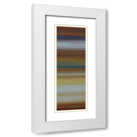Alchemy II White Modern Wood Framed Art Print with Double Matting by McMasters, James
