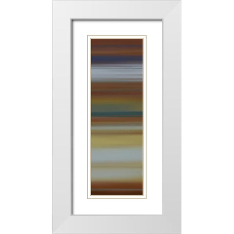 Alchemy II White Modern Wood Framed Art Print with Double Matting by McMasters, James