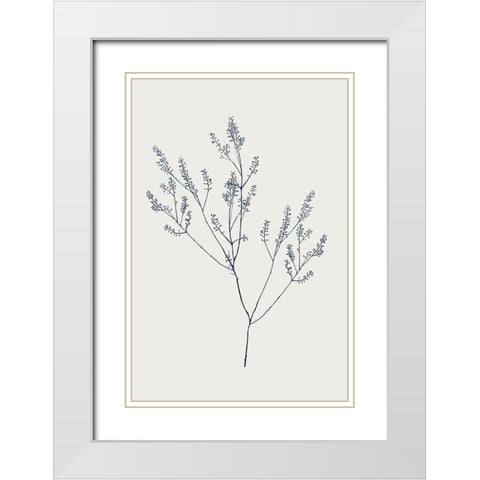 Graceful Day  White Modern Wood Framed Art Print with Double Matting by Flora B