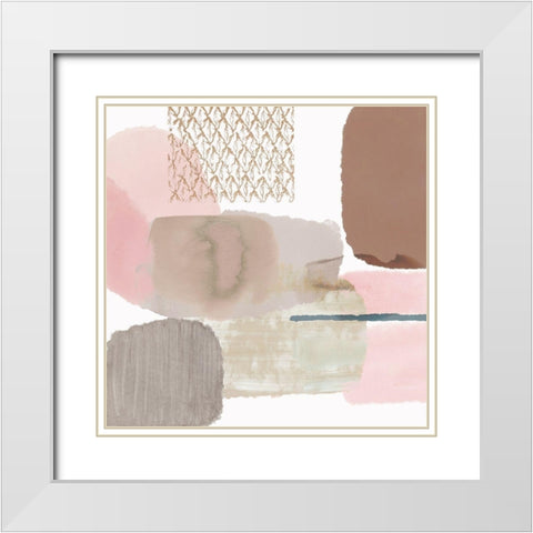 Afternoon Love II White Modern Wood Framed Art Print with Double Matting by Kouta, Flora