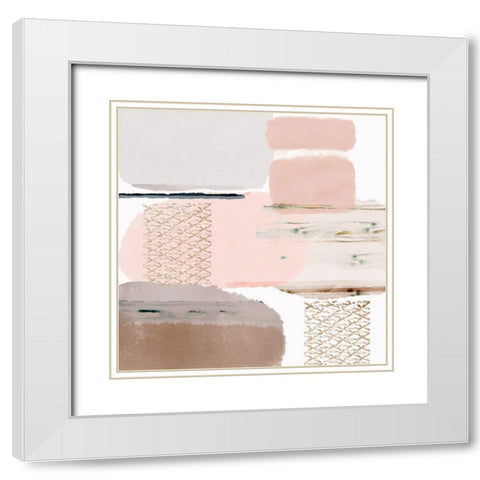 Afternoon Love III White Modern Wood Framed Art Print with Double Matting by Kouta, Flora