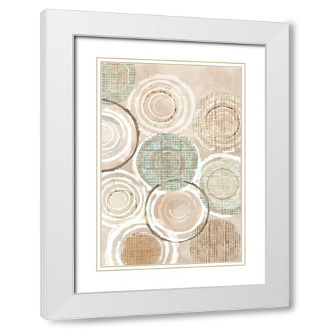 Neutral Woven Baskets I White Modern Wood Framed Art Print with Double Matting by Kouta, Flora