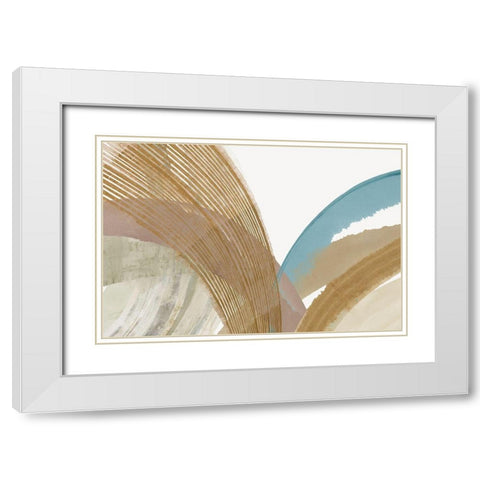 Force of Nature  White Modern Wood Framed Art Print with Double Matting by Kouta, Flora