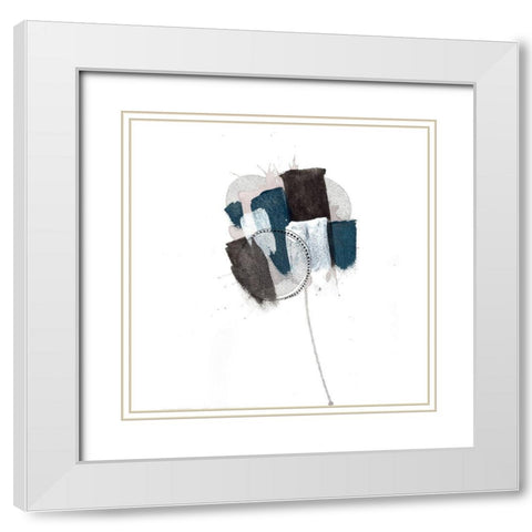 Float On  White Modern Wood Framed Art Print with Double Matting by Rupe, Kim