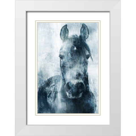 As They Stand I White Modern Wood Framed Art Print with Double Matting by Roko, Ken