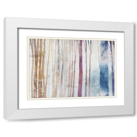 Charmed IÂ  White Modern Wood Framed Art Print with Double Matting by Roko, Ken