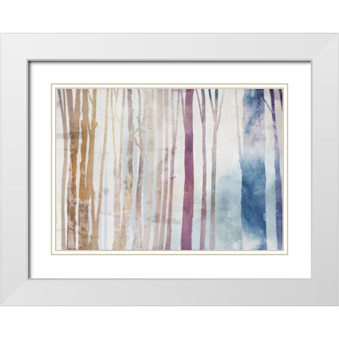 Charmed IÂ  White Modern Wood Framed Art Print with Double Matting by Roko, Ken